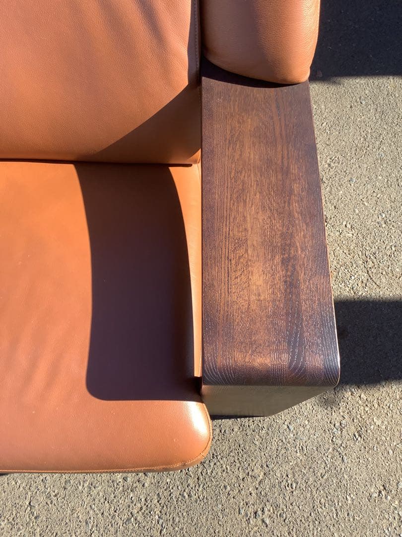 カリモク家具 チターノ ダンテ 3人掛けソファ 本革製 W15003K468