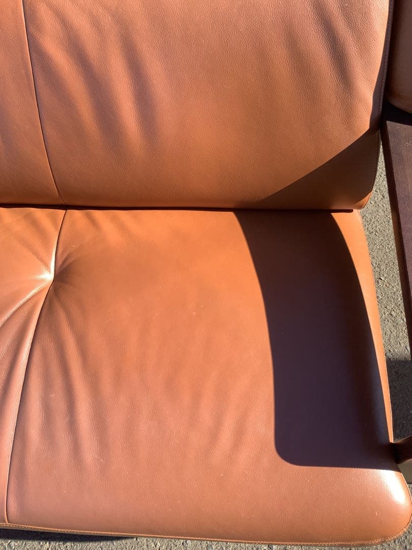 カリモク家具 チターノ ダンテ 3人掛けソファ 本革製 W15003K468