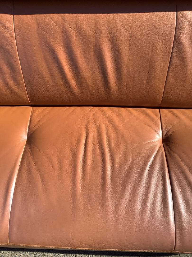 カリモク家具 チターノ ダンテ 3人掛けソファ 本革製 W15003K468