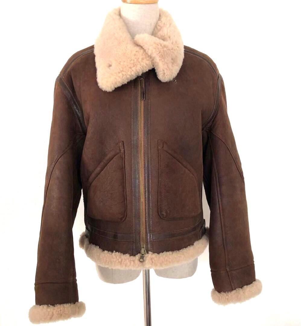 ラルフローレン　ムートン　シアリングジャケット