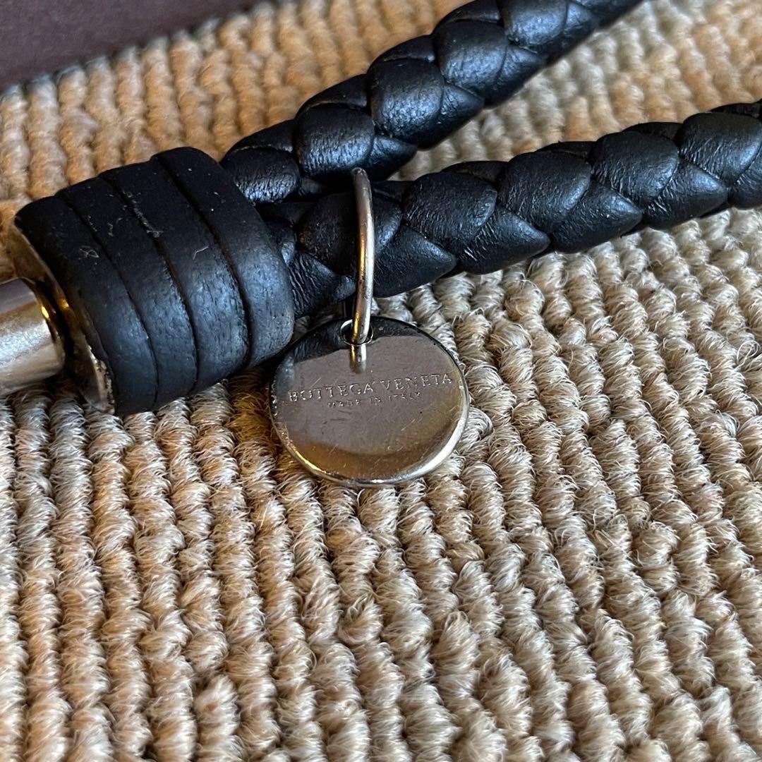 正規品⭐️美品⭐️BOTTEGA VENETA 男女兼用　キーリング　黒
