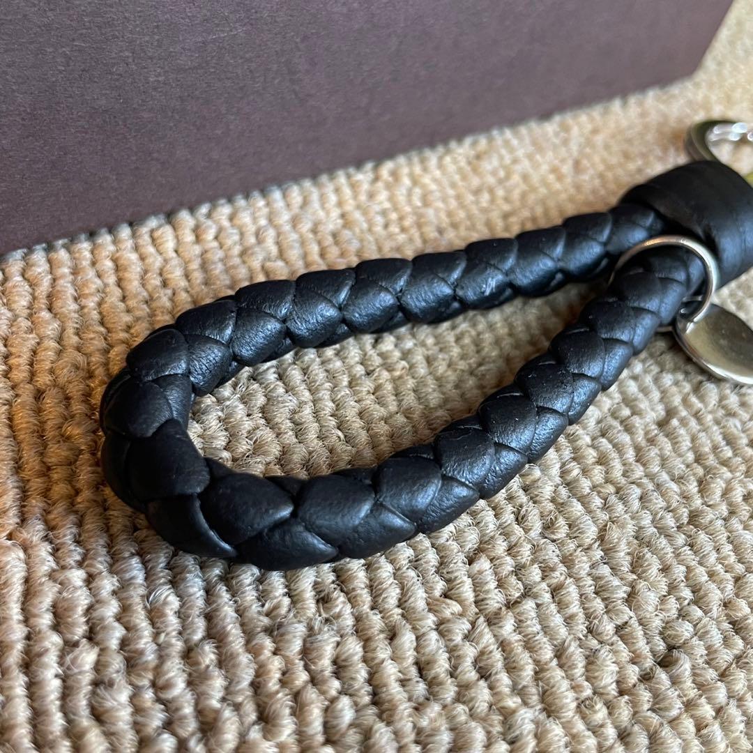 正規品⭐️美品⭐️BOTTEGA VENETA 男女兼用　キーリング　黒