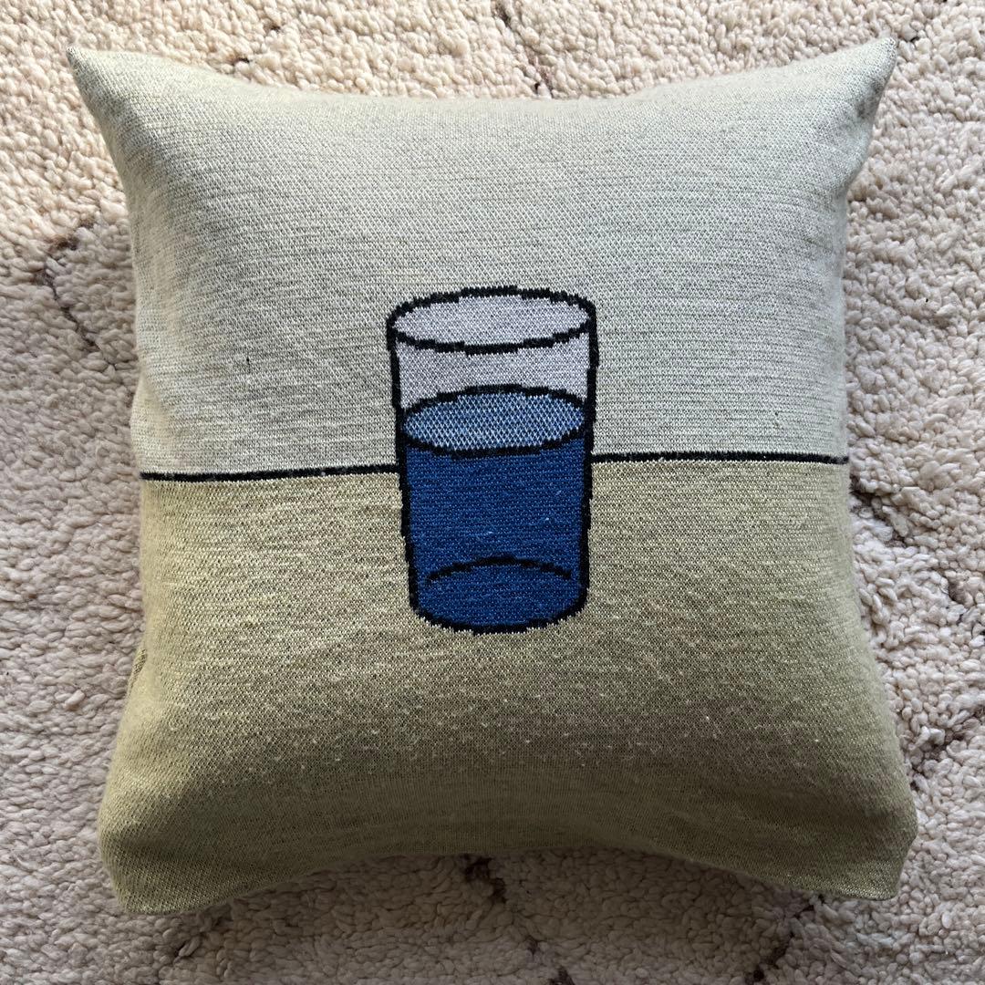 【unpis × sato】クッションカバー a glass tukifune