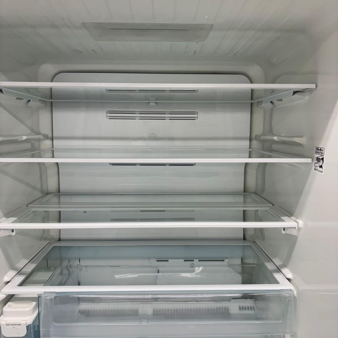 642 東芝　大型冷蔵庫　400L強　小型　家庭用　自動製氷　観音開き　シルバー