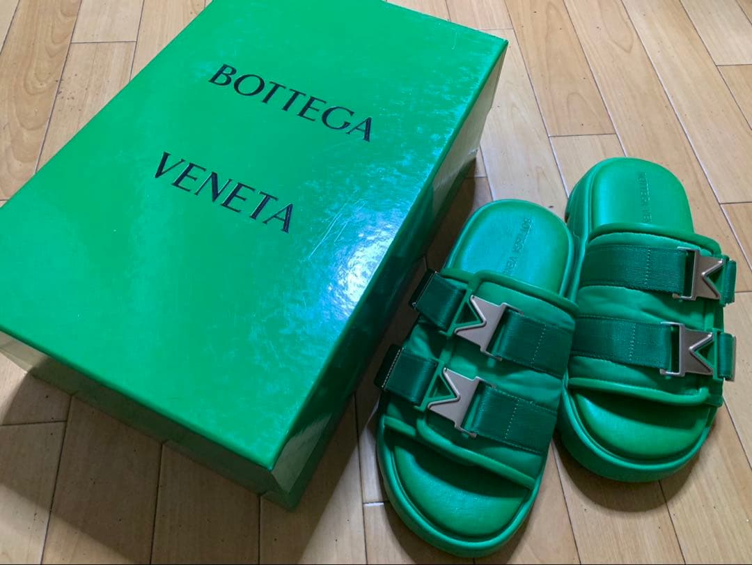 BOTTEGA VENETA ダブルバックル フラッシュサンダル 41