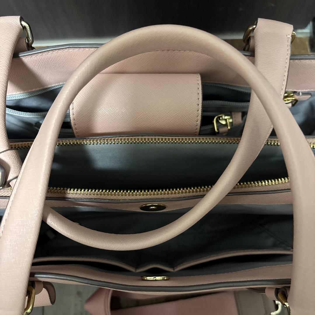 TUMI レディース レザー ビジネス トートバッグ