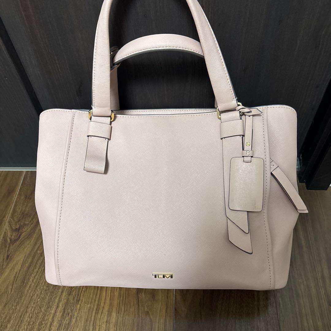 TUMI レディース レザー ビジネス トートバッグ