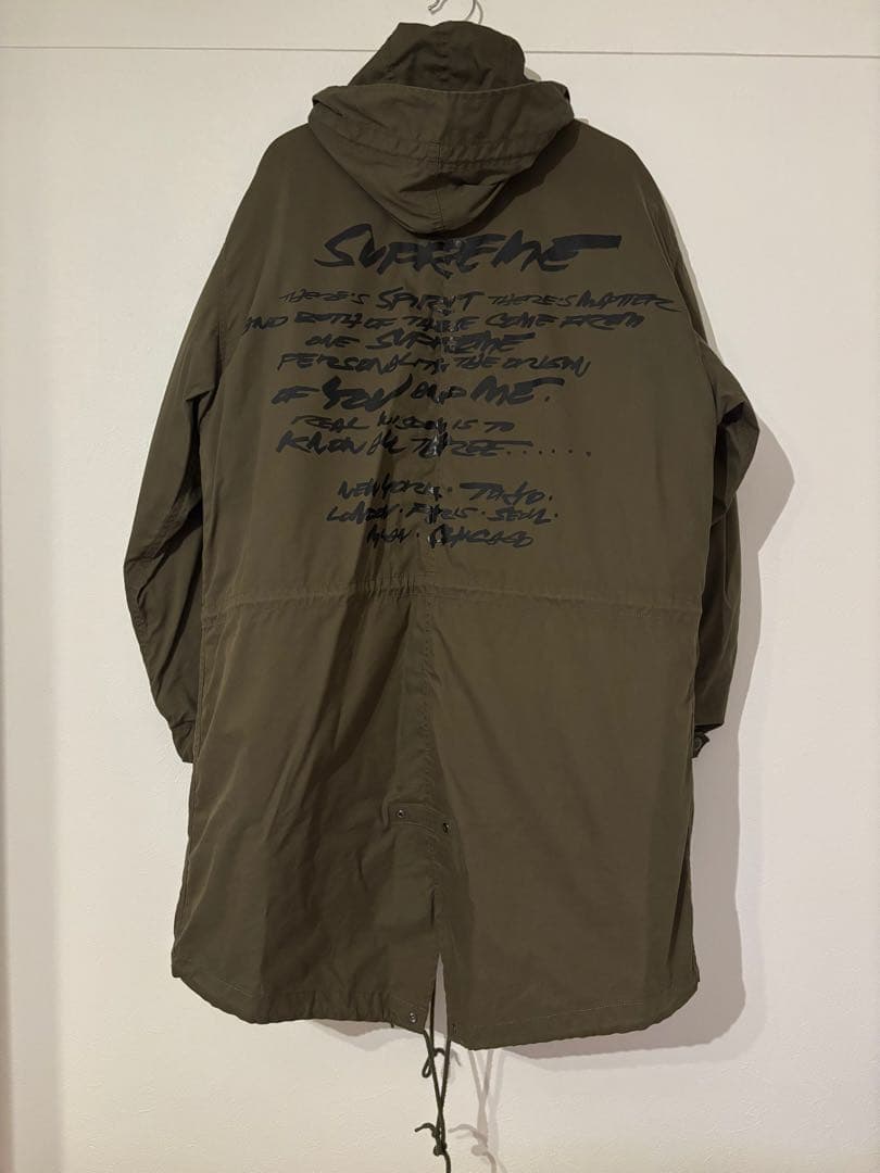 ジャケット・アウター Suppeme Futura Fishtail Parka Olive M