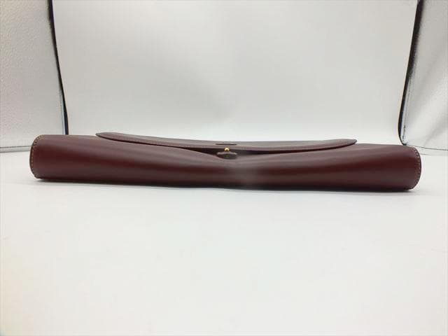 [2989]　美品ですが　＊カルティエ＊　マストライン　レザー　クラッチバック