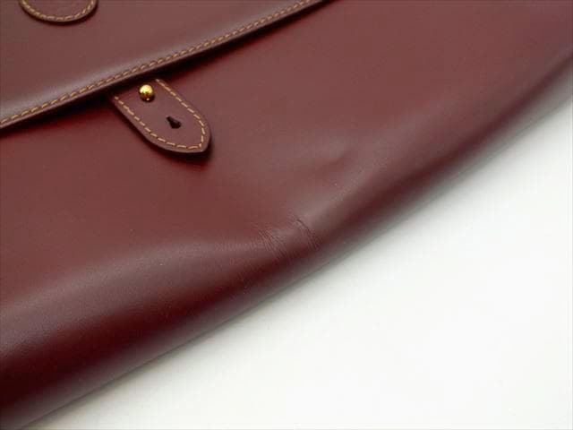 [2989]　美品ですが　＊カルティエ＊　マストライン　レザー　クラッチバック