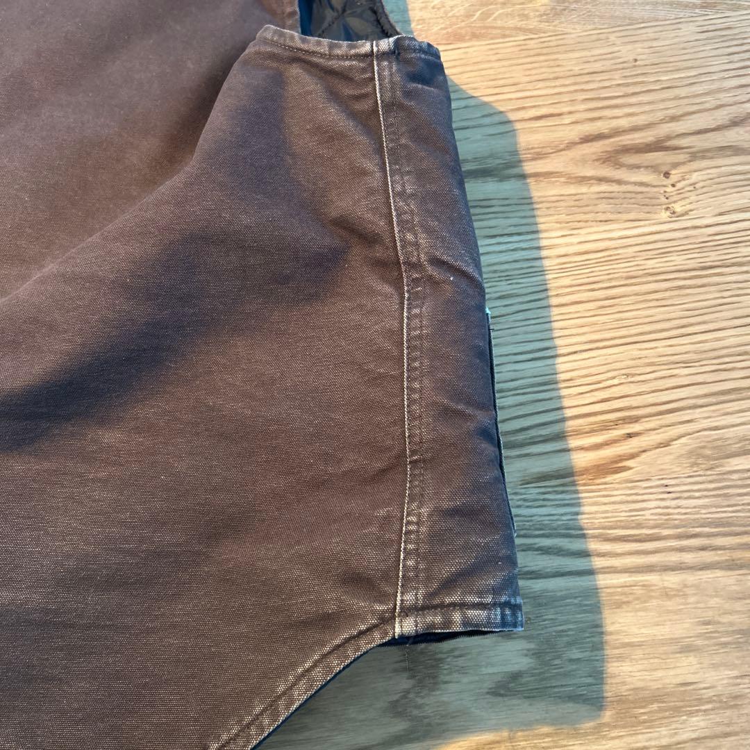 Carhartt Duck Vest カーハート ダックベスト ブラウン XL
