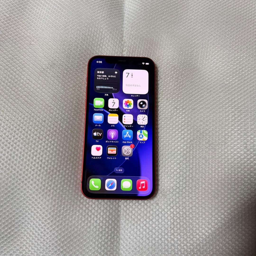 ⭐︎SIMフリー iPhone12 256GB レッド
