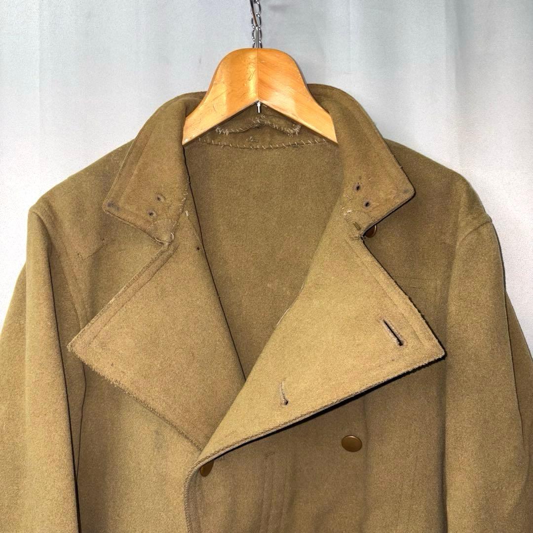 40s大日本帝国　陸軍　明治 陸軍 将校 外套 ミリタリー コート ウール L