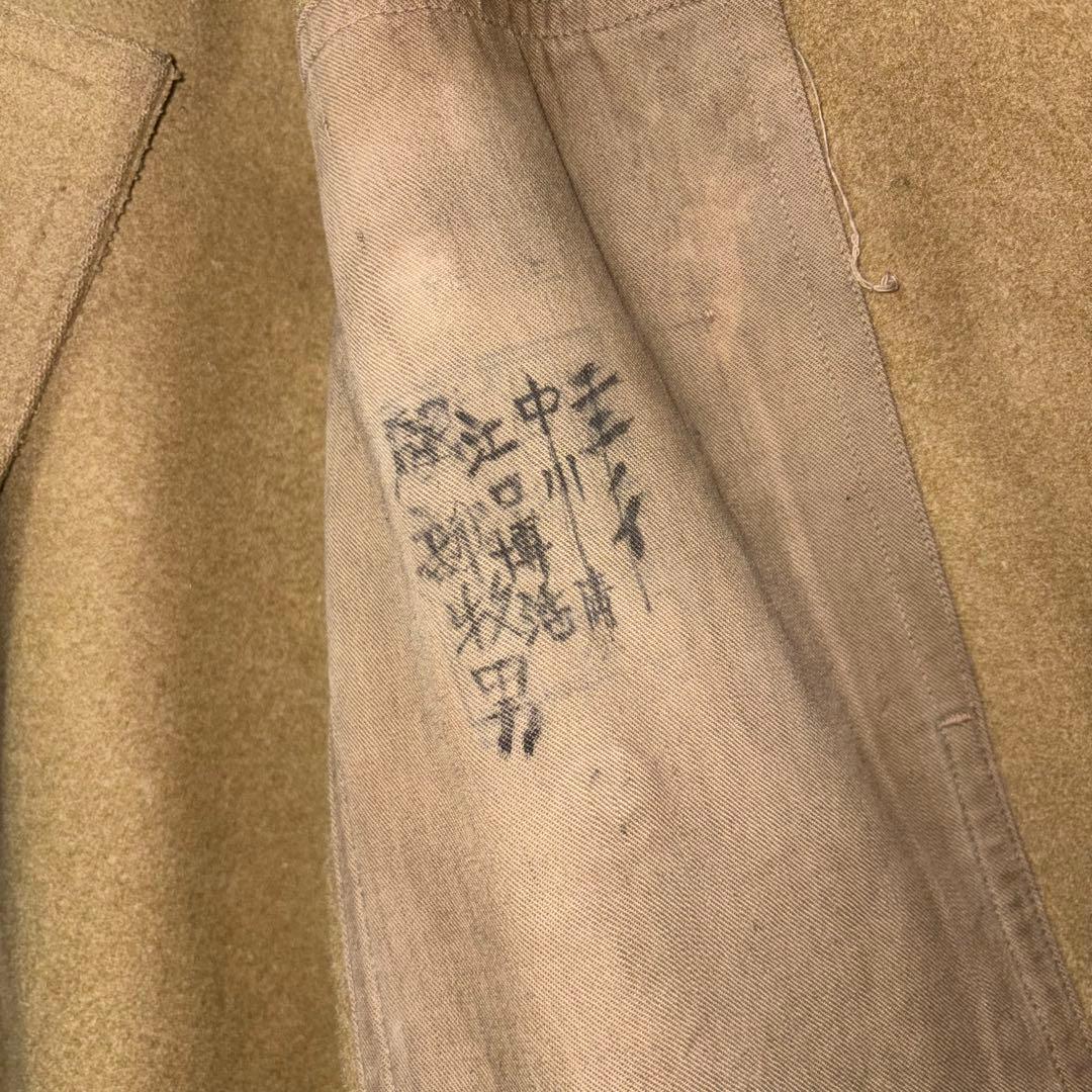 40s大日本帝国　陸軍　明治 陸軍 将校 外套 ミリタリー コート ウール L