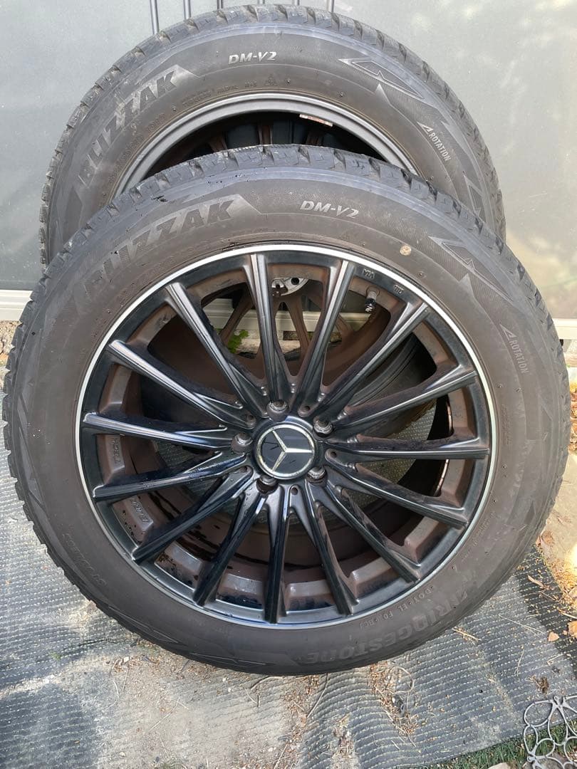 最終値下げ　メルセデスベンツ　19インチBKホイール　GLC スタッドレスタイヤ