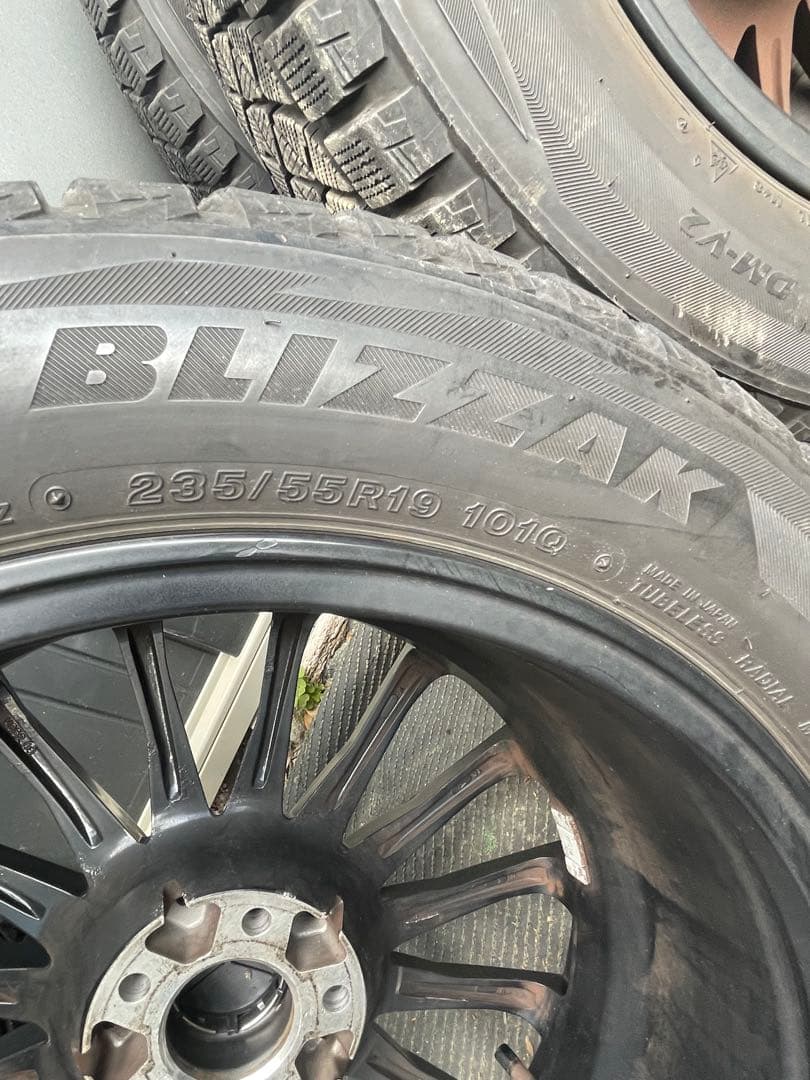 最終値下げ　メルセデスベンツ　19インチBKホイール　GLC スタッドレスタイヤ