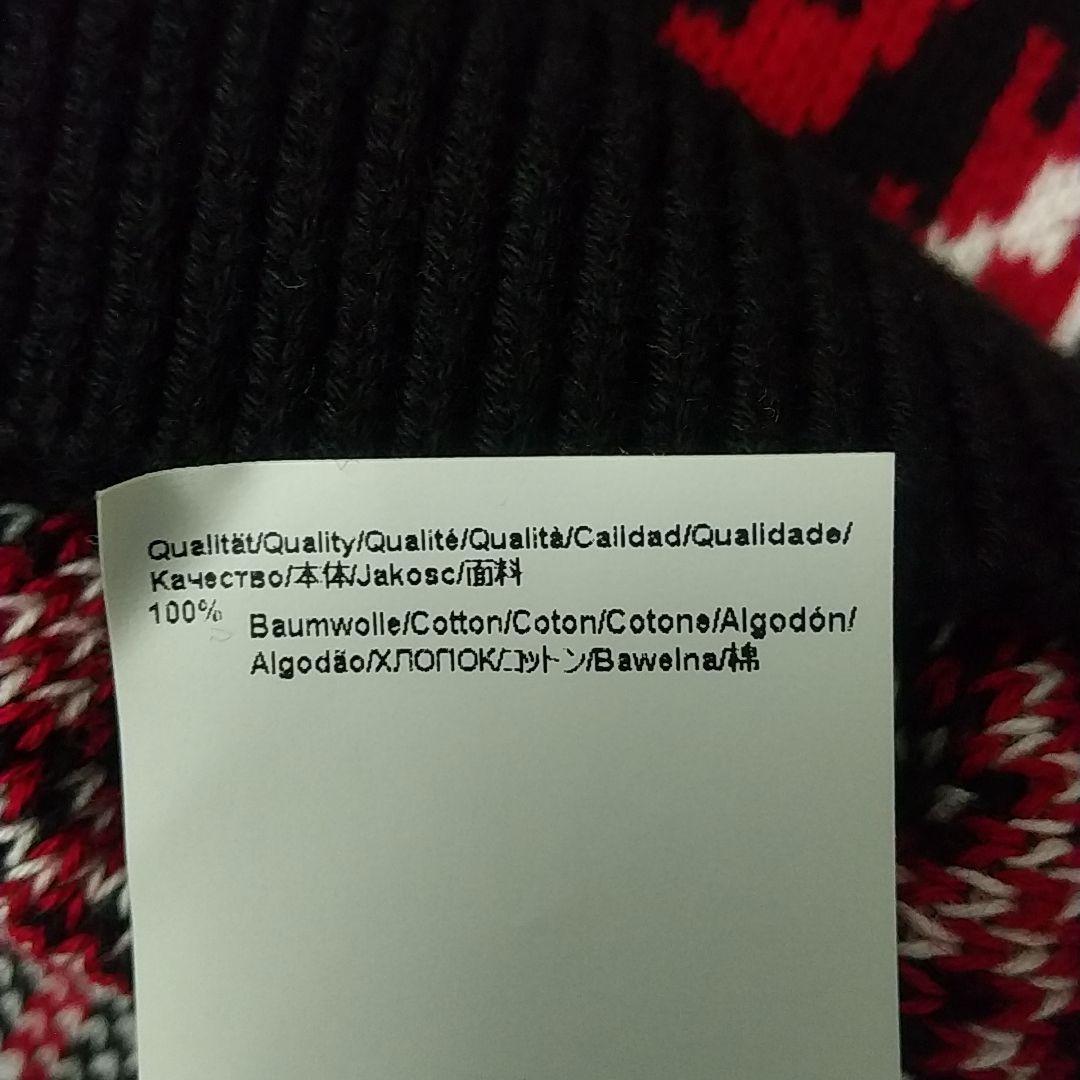 激レアデザイン☆ヒューゴボス クマ ベアー 総柄 ニット XL