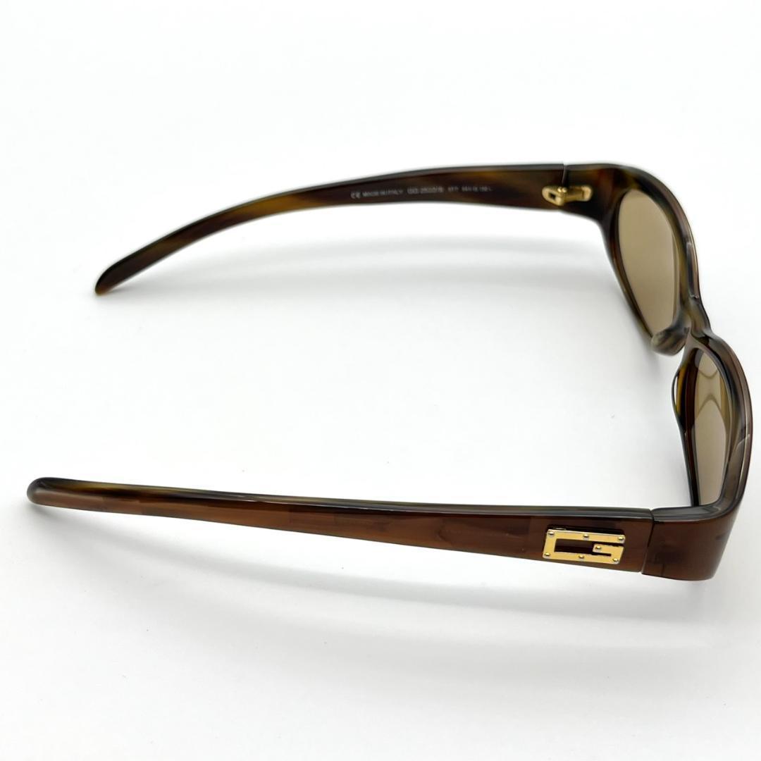 美品 GUCCI サングラス べっ甲 度無し Gロゴ ゴールド金具 GG2522