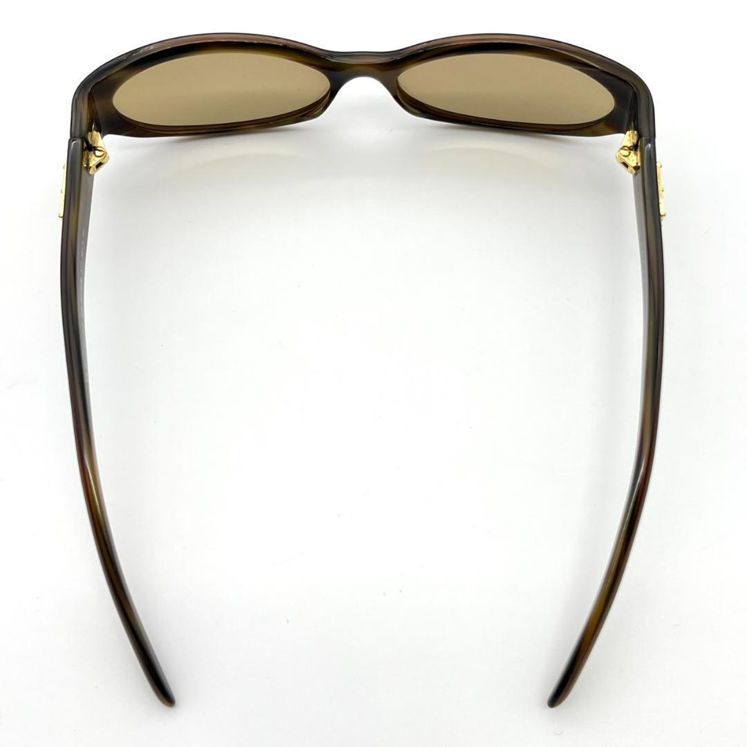 美品 GUCCI サングラス べっ甲 度無し Gロゴ ゴールド金具 GG2522