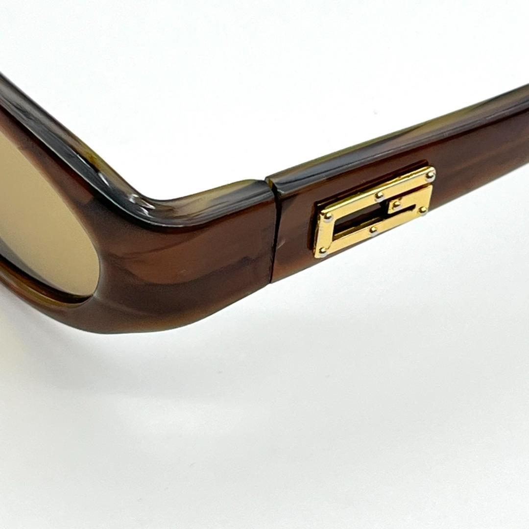 美品 GUCCI サングラス べっ甲 度無し Gロゴ ゴールド金具 GG2522