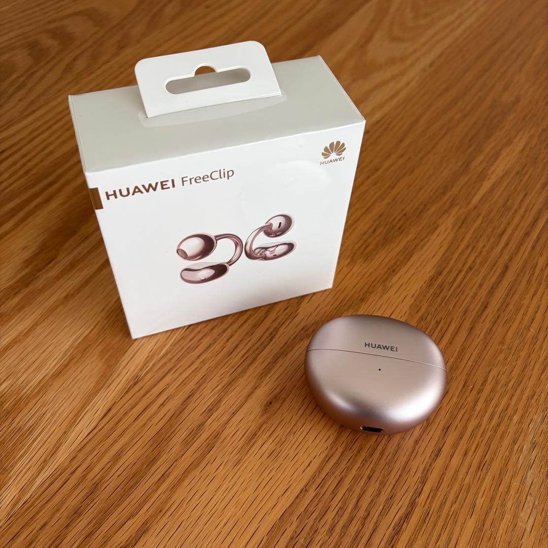 HUAWEI FreeClip 充電ケースのみ　ローズゴールド