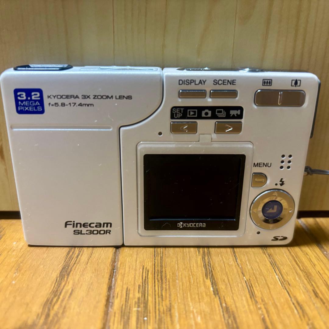 【動作確認済】KYOCERA Finecam SL300R デジカメ レトロ写真