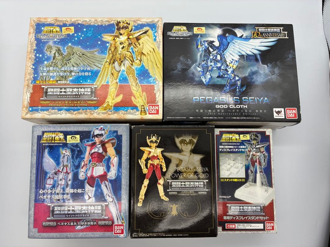 聖闘士星矢　聖闘士聖衣神話　フィギュア　魂ウェブ限定品　開封展示済み　まとめ売り