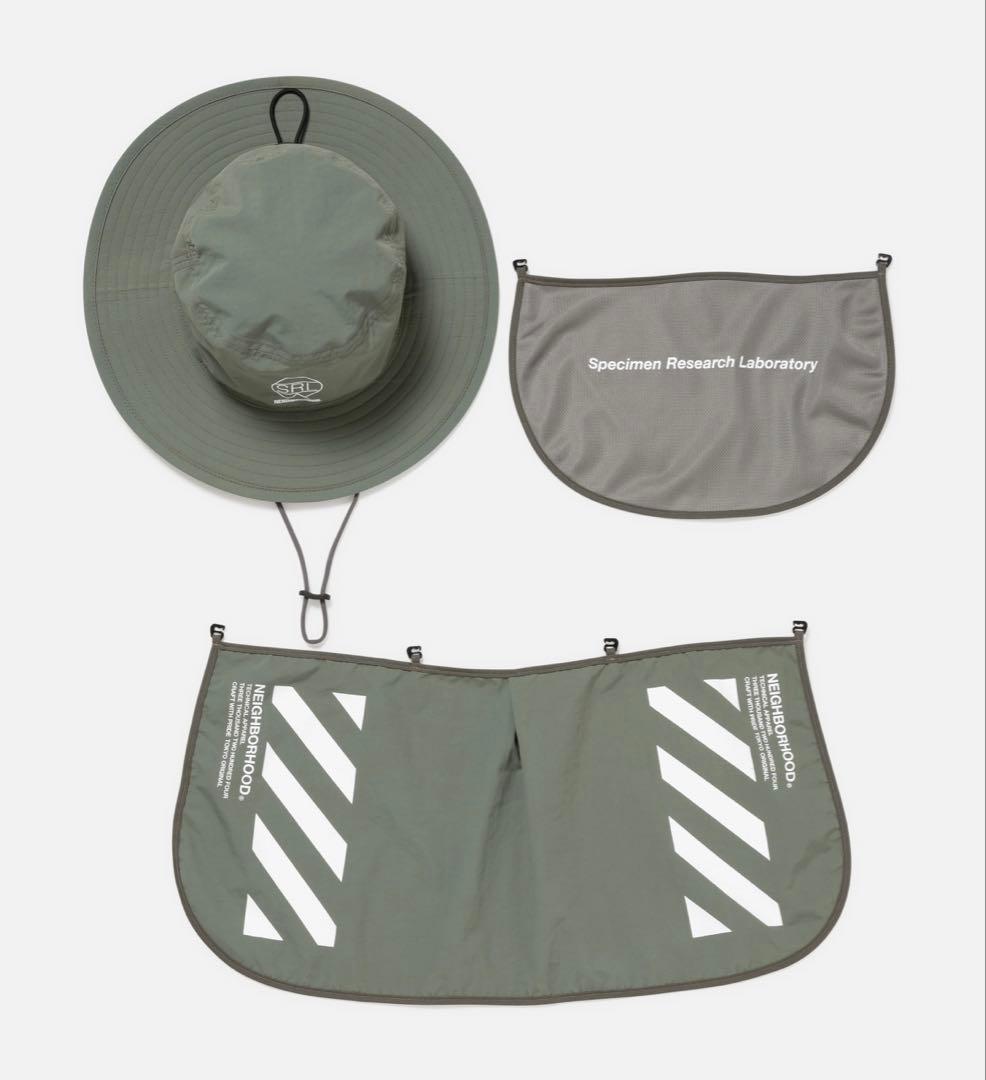 NEIGHBORHOOD SRL SUNGUARD HAT GRAY L →最安