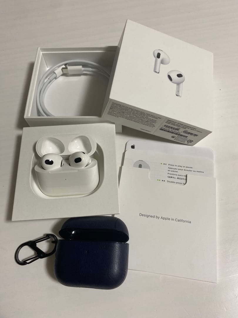 【純正品】Apple AirPods 第3世代/充電、接続問題なし