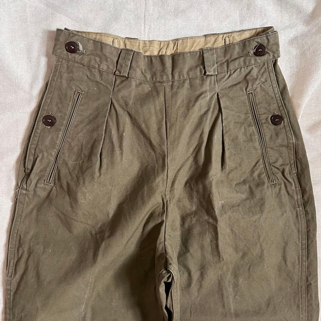 50s フランス軍 ヴィンテージ グルカパンツ トラウザー レディース　M52