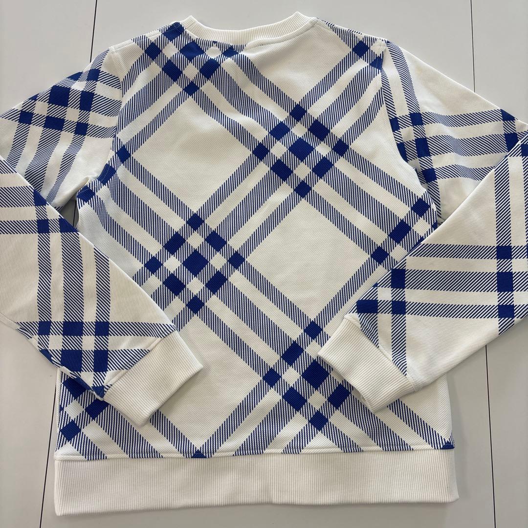 Burberry チェック柄 長袖トレーナー