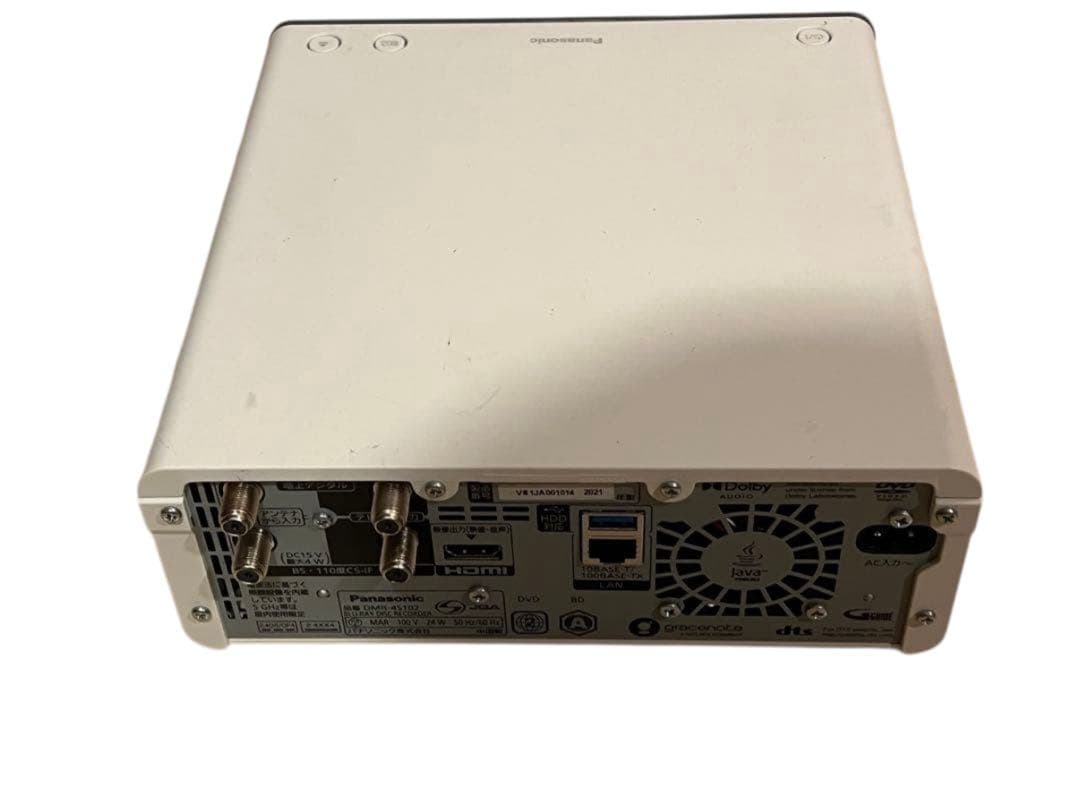 極美品ブルーレイレコーダー DMR-4S102 パナソニック