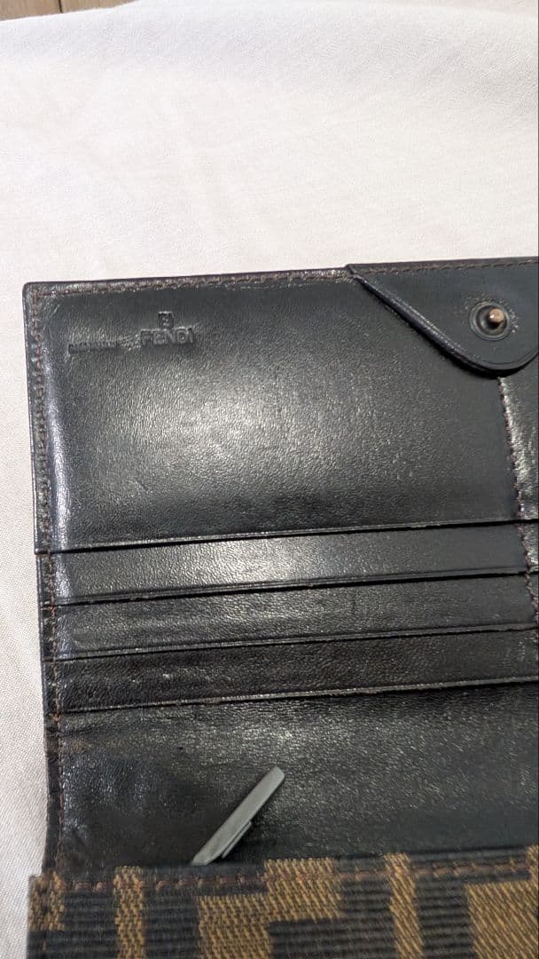 ✨使用感無し✨　FENDI 長財布　ズッカ　ズッキーノ　キャンバス　FFロゴ