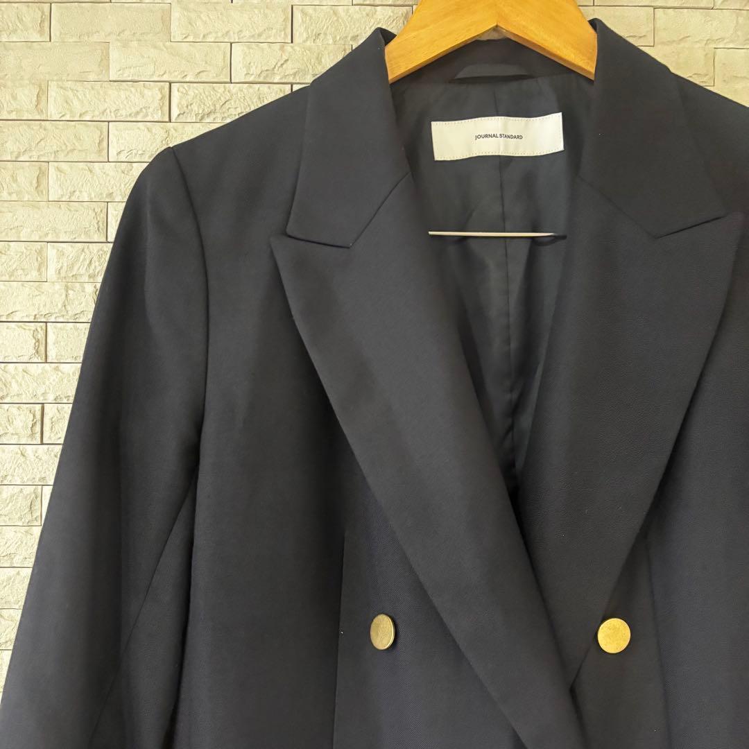 JOURNAL STANDARD ダブルフロント金ボタン ブレザー ジャケット