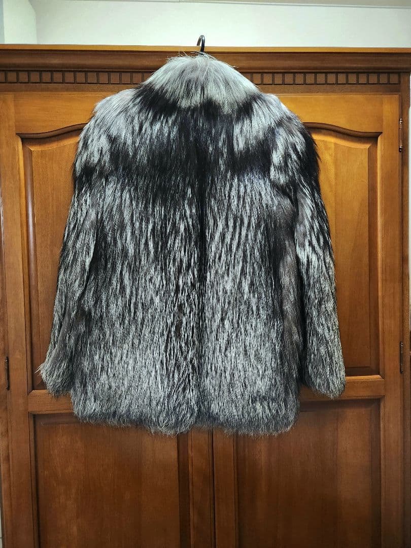 garden 　毛皮　コート　フォックス　シルバーフォックス　EMBA