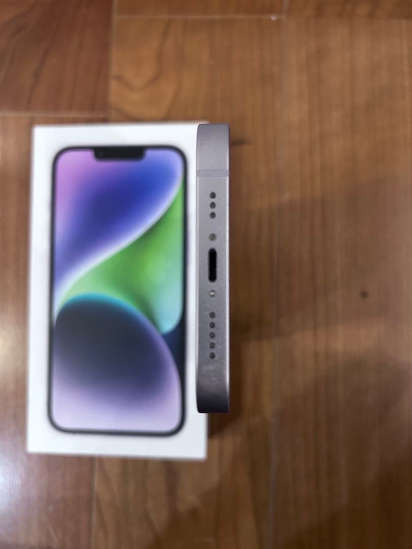 値下げ　iPhone14 256GB パープル