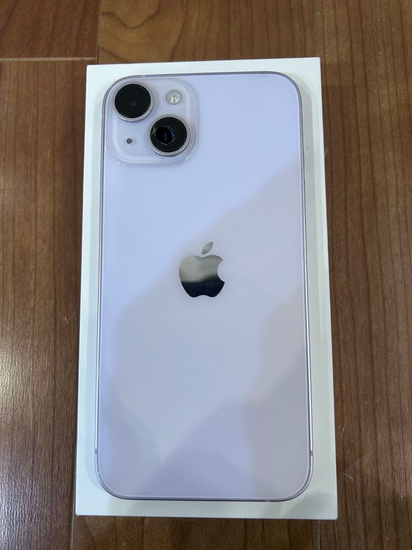値下げ　iPhone14 256GB パープル