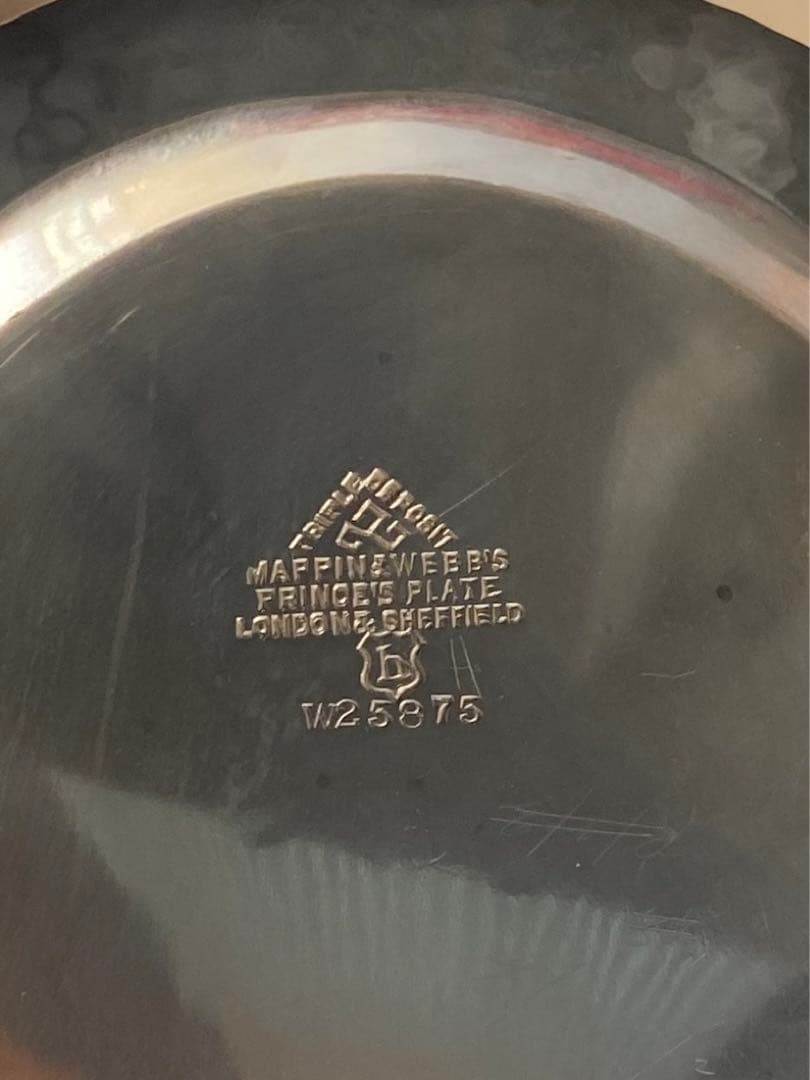 MAPPIN & WEBB シルバーオーバル　器　イギリス　アンティーク