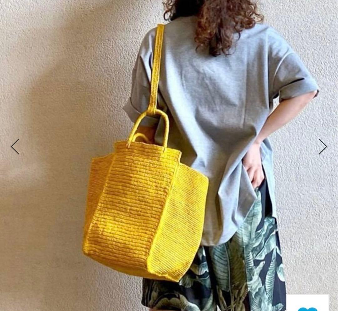 美品　MERCIEL カゴバッグ