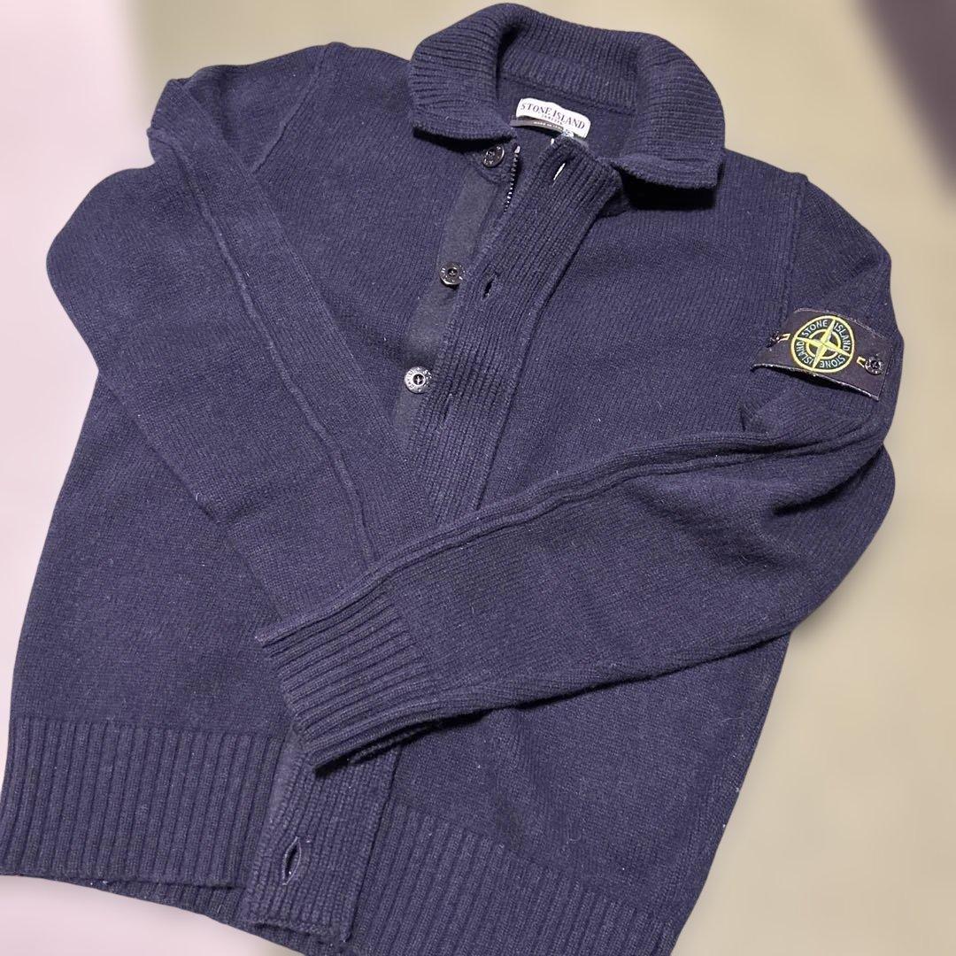 STONE ★正規品☆ネイビー☆ジップアップセーター☆M