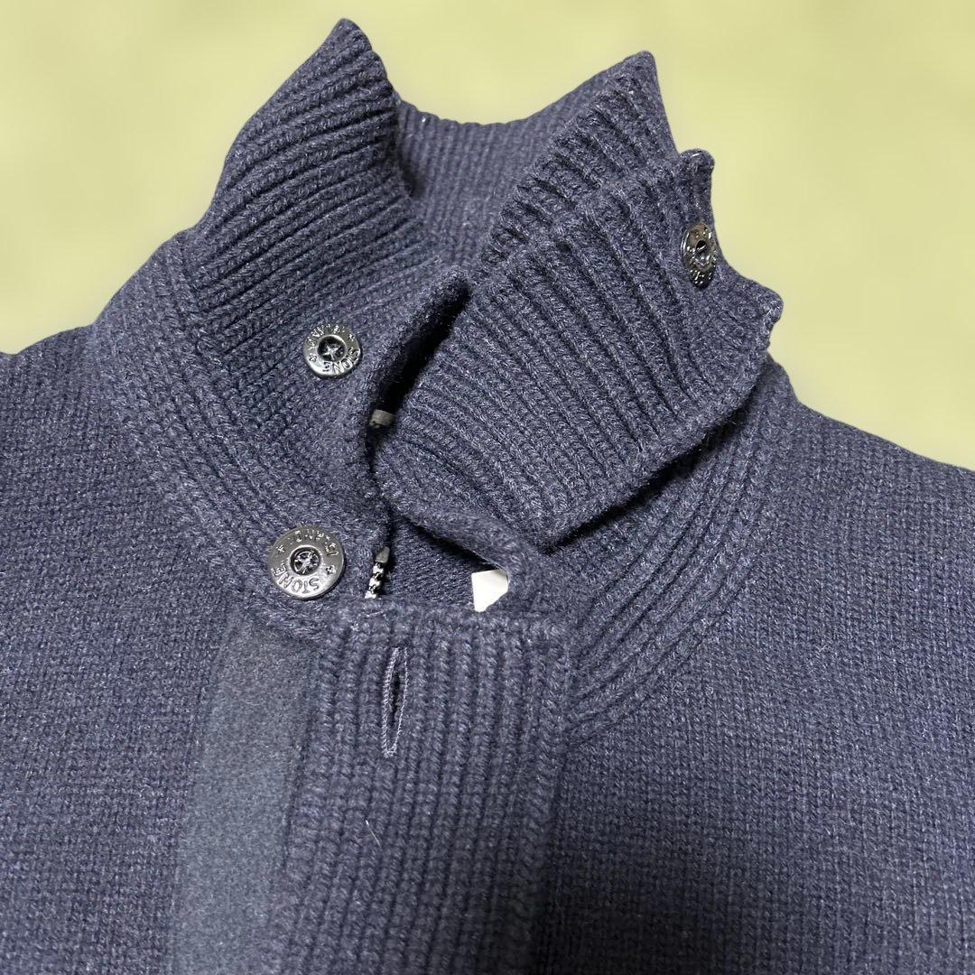 STONE ★正規品☆ネイビー☆ジップアップセーター☆M