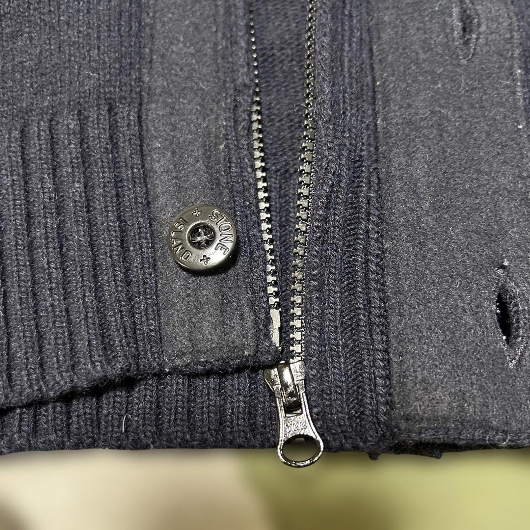 STONE ★正規品☆ネイビー☆ジップアップセーター☆M