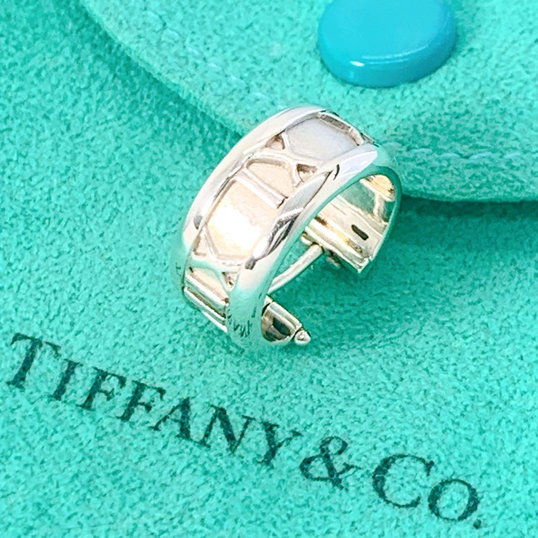 美品 ティファニー アトラス フープ 片耳 ピアス シルバー925