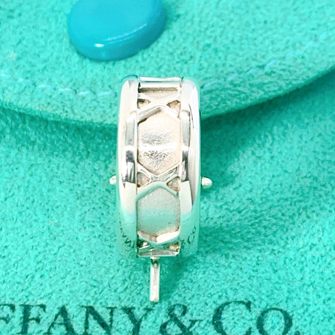 美品 ティファニー アトラス フープ 片耳 ピアス シルバー925