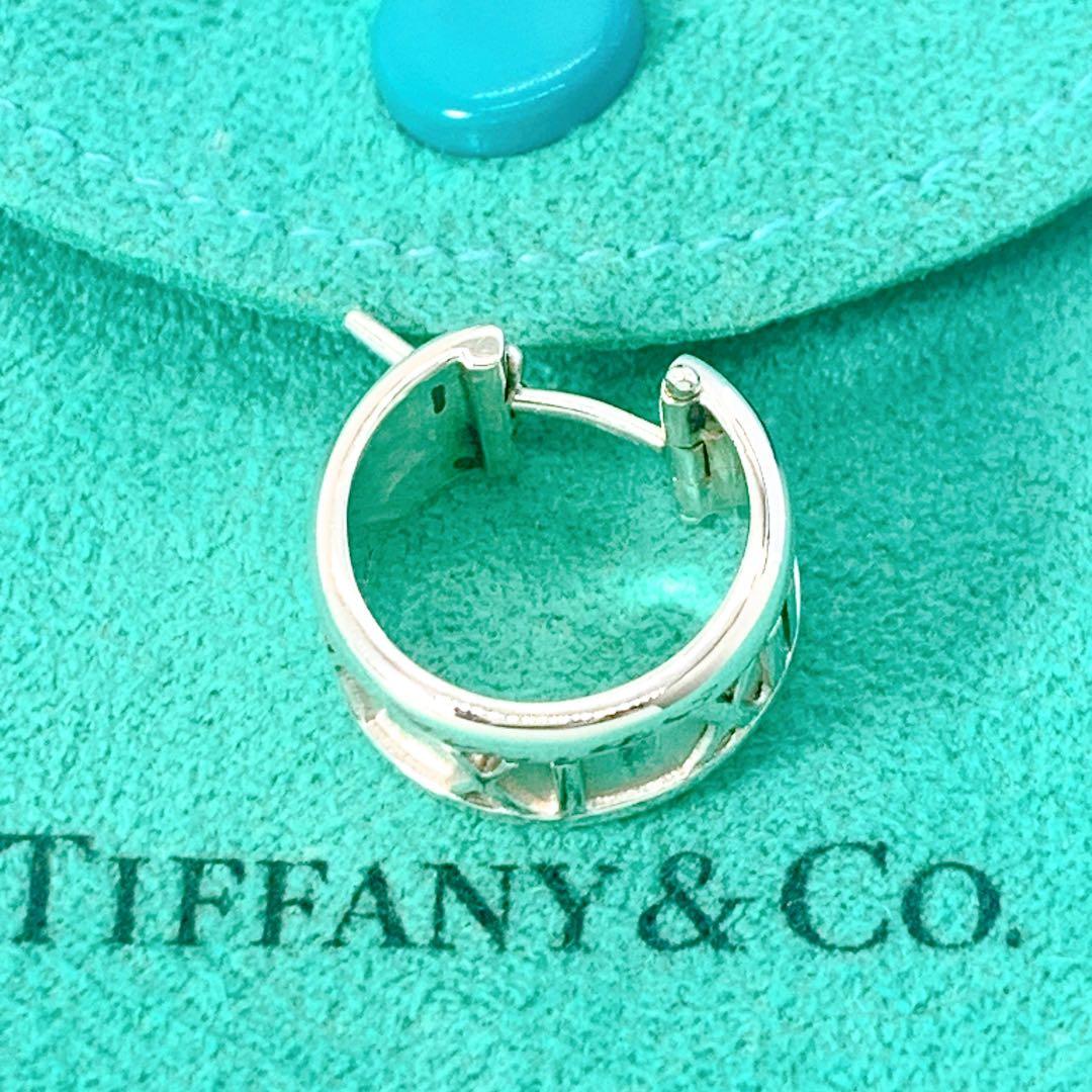 美品 ティファニー アトラス フープ 片耳 ピアス シルバー925