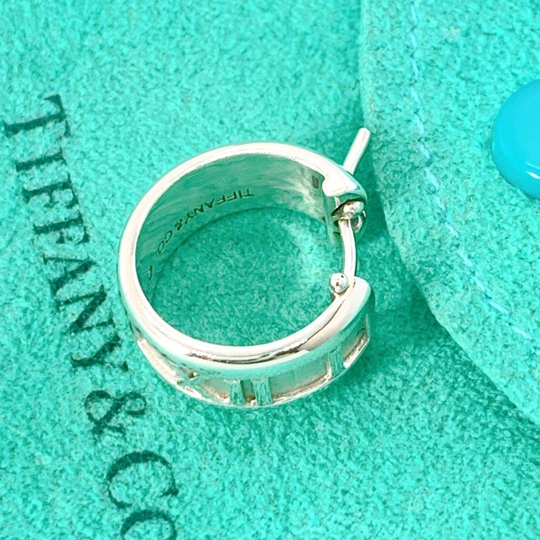 美品 ティファニー アトラス フープ 片耳 ピアス シルバー925