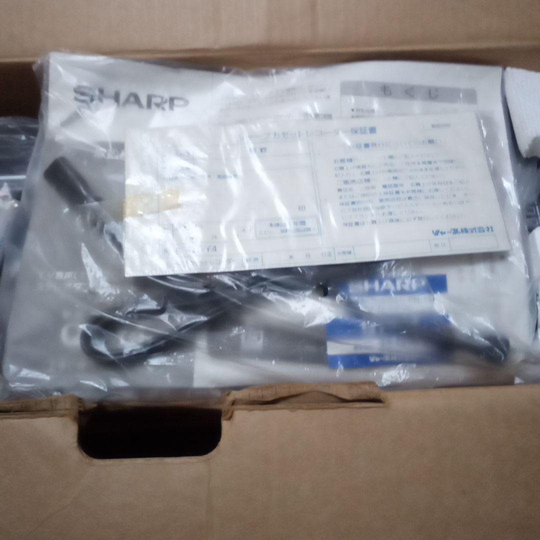 星*哥様 希少　SHARP　ステレオダブルカセット　未使用品　ジャンク