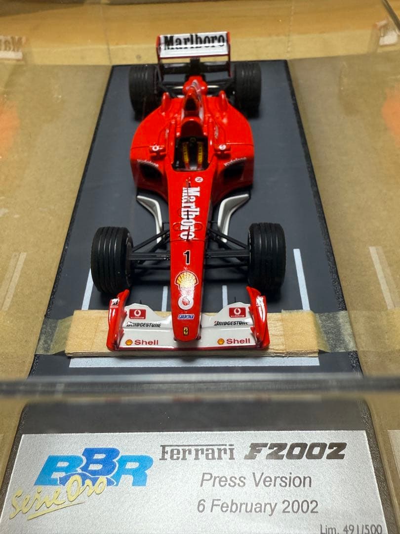 1/43 F1 BBR フェラーリF2002 プレスバージョン