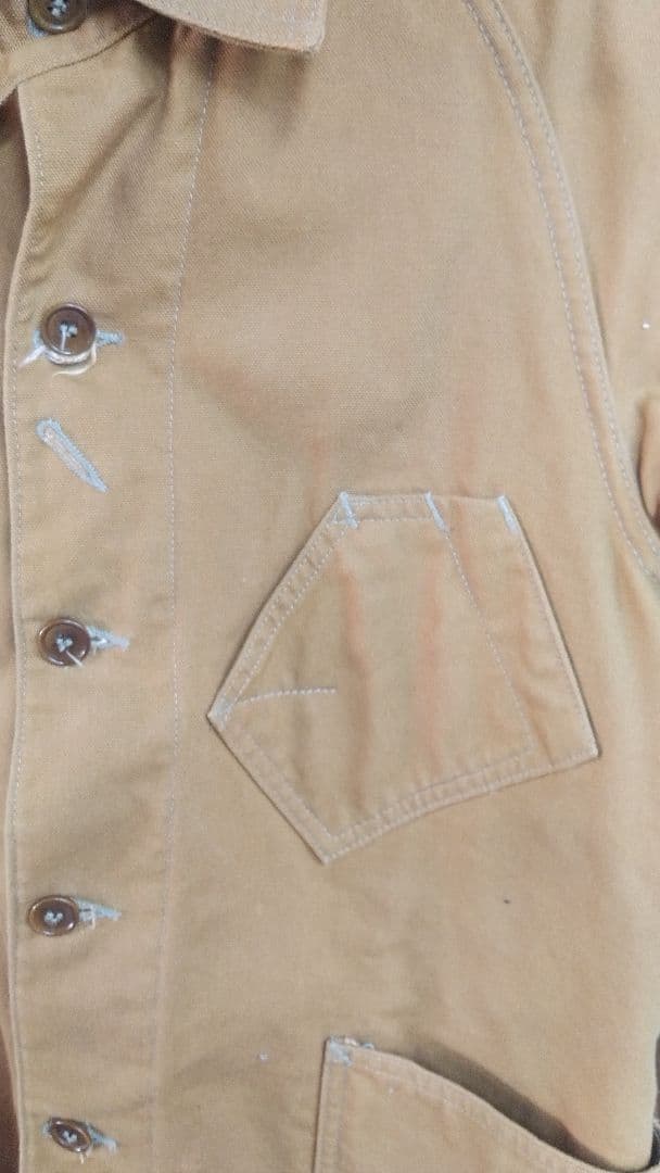 ポストオーバーオールズ スウィートベア Carhartt好きにも ブラウンダッグ