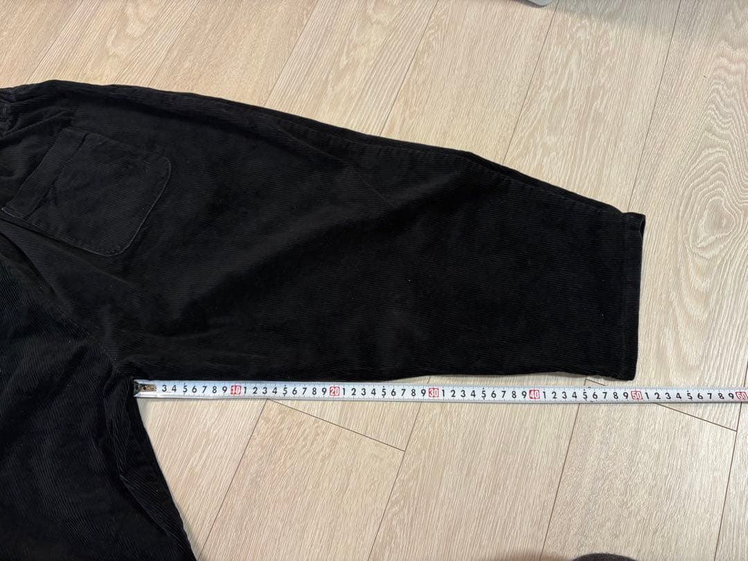 tandey オローネ バルーンパンツ コーデュロイ ブラック